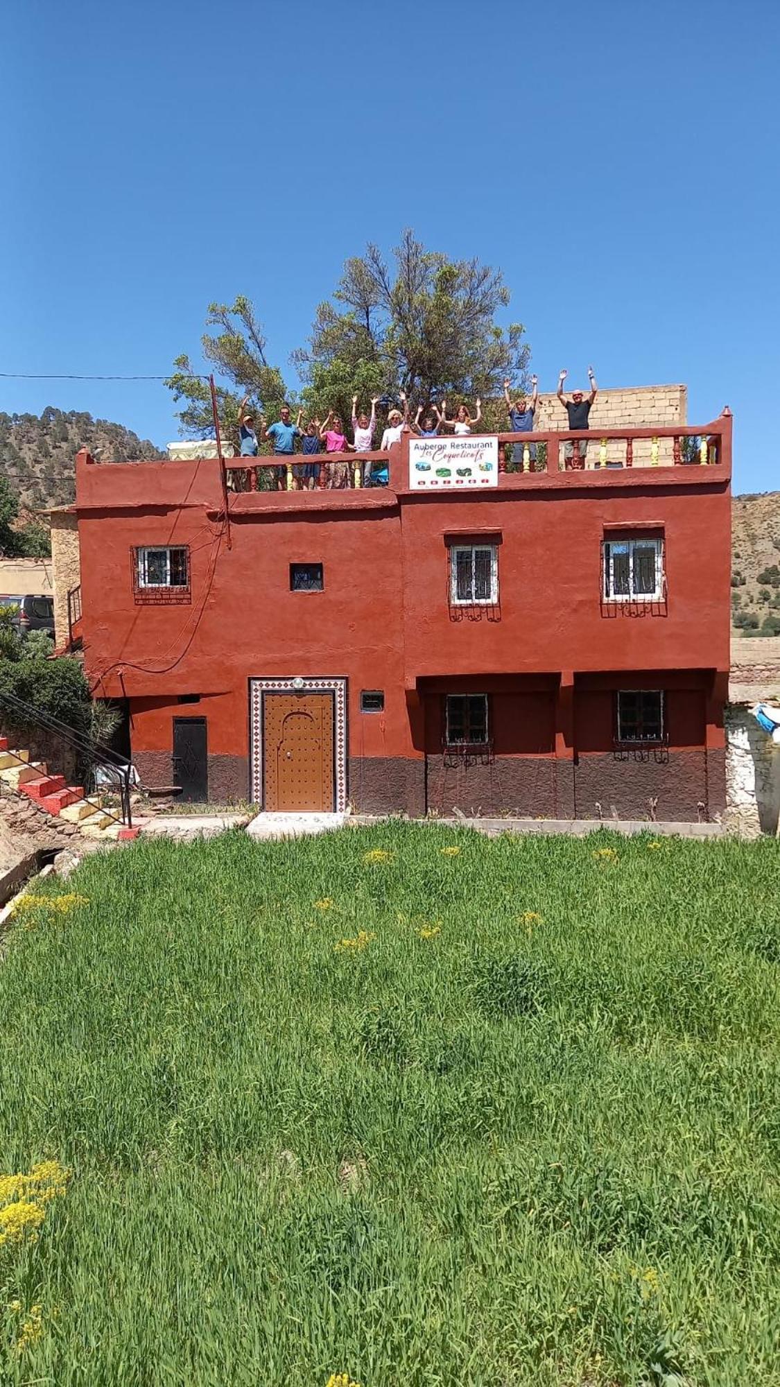 Auberge Restaurant Les Coquelicots Ait Tamlil Dış mekan fotoğraf